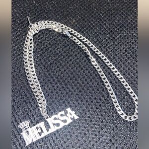 Silver Name Necklace